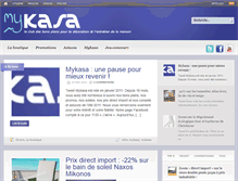 Tablet Screenshot of mykasa.fr